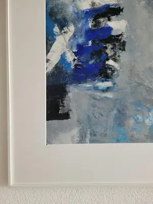 Nico Molenkamp - Masker in blauw kopen? Bied vanaf 1250!