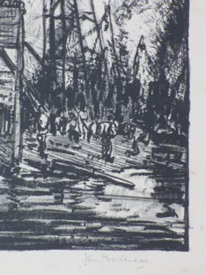 Jan Poortenaar - Schiffbau & Scheepswerf Newcastle - Litho's kopen? Bied vanaf 65!