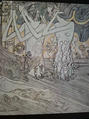 Jan Toorop - Twee vrouwen Treurend bij dode Non kopen? Bied vanaf 40!
