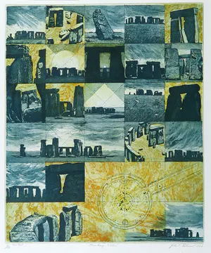 John E. Palmer - Ets, Stonehenge Vistas kopen? Bied vanaf 1!