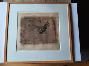 Arnold van Griensven - Ets, Titel, "Op weg ". 1972 verkauft für € 40!