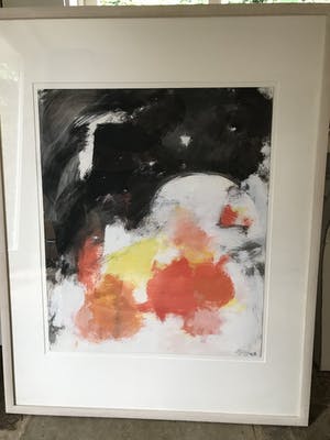 Eugene Brands - gouache 'Starry Sky' kopen? Bied vanaf 1500!