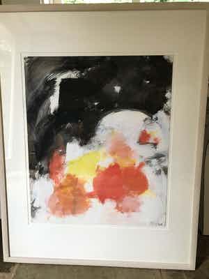 Eugene Brands - gouache 'Starry Sky' verkocht voor € 1500!