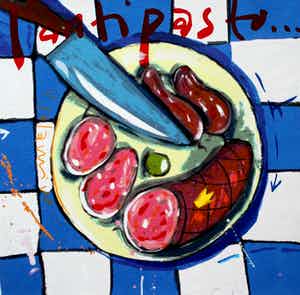 Selwyn Senatori - Zeefdruk: "Anti Pasto" verkocht voor € 99!