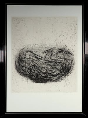 Caroline Serton - Lijnets & Pastel, Cerebri Anterior - Ingelijst kopen? Bied vanaf 150!