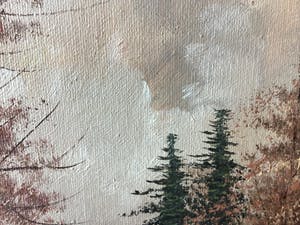 Niet of onleesbaar gesigneerd - Winter ,bos en water. kopen? Bied vanaf 1!