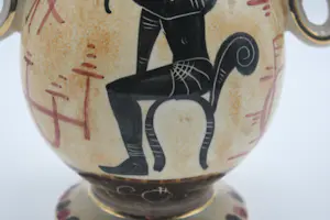 Niet of onleesbaar gesigneerd - Prachtige Oude Aardewerken Saint Ghislain Amphore (20e eeuw kopen? Bied vanaf 1!