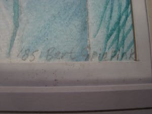 Ben Griepink - Amsterdam 1931 - Surrealistische Aquarel - gesigneerd kopen? Bied vanaf 20!