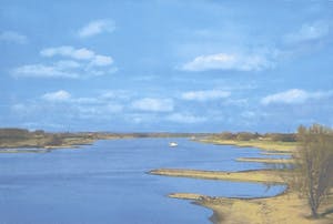 Henk van de Laar - Zeefdruk, Rivier en land kopen? Bied vanaf 1!