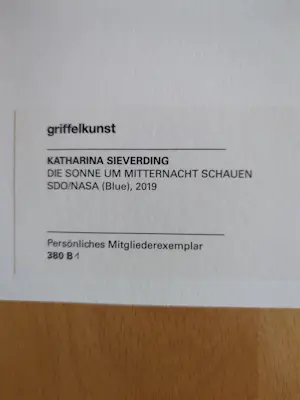 Katharina Sieverding - Die Sonne um Mitternacht schauen 1-6 SDO/NASA (Blue), 2019 kopen? Bied vanaf 990!