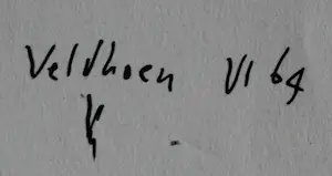 Aat Veldhoen - Rotaprint - Lotje Veldhoen, naakt, zwanger van Jaap - 1964 kopen? Bied vanaf 55!