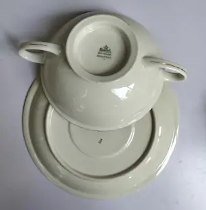 Buy Rosenthal - Selb, Germany - soepkommen en schotels (4) - "WINIFRED"? Bid from 20!