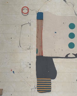 Cole Morgan - Kleurenlitho | 'Zonder titel' | 1992 (Mooi ingelijst) kopen? Bied vanaf 250!