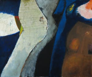 Jos Schimmer - Olieverf op doek, Z.T. (Abstracte compositie) (Groot) kopen? Bied vanaf 1!