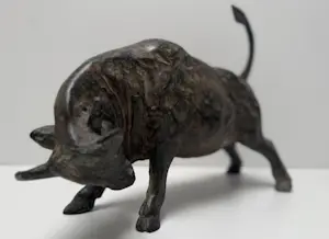 Pierre Chenet - Bronzen stier (Groot sculptuur) kopen? Bied vanaf 500!