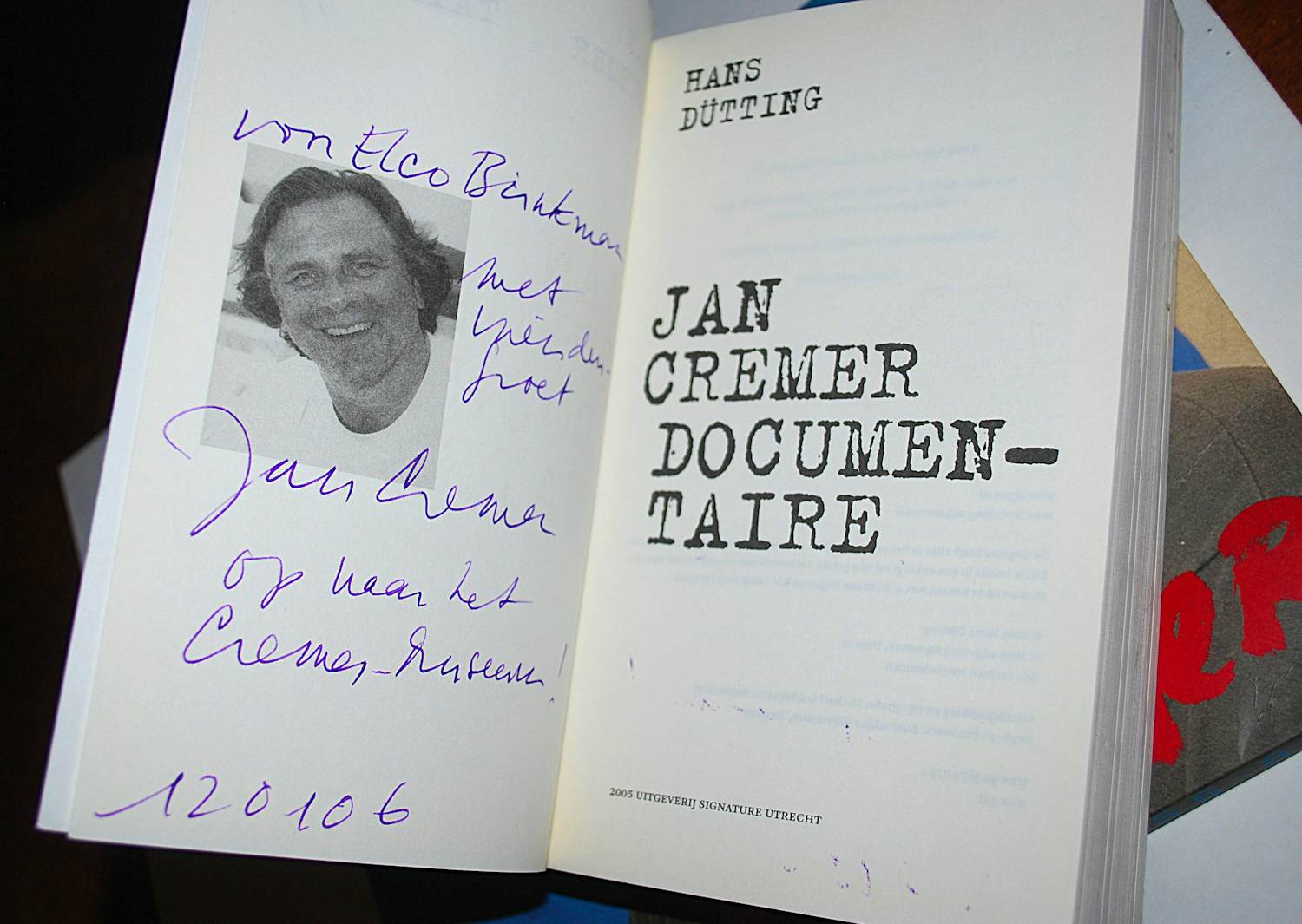 Jan Cremer - 2 boeken: 1x *gesigneerd met opdracht (voor Elco Brinkman) + brief kopen? Bied vanaf 65!
