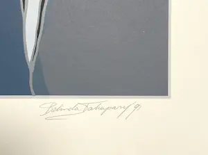 Belinda Tahapary - abstracte zeefdruk zonder titel kopen? Bied vanaf 30!