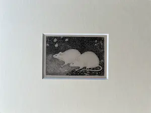 Jan Mankes - Originele Heliogravure - 2 Muizen 1923 kopen? Bied vanaf 75!