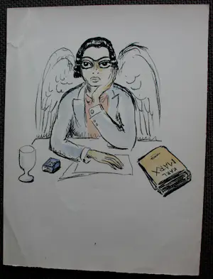 AcheterKees van Dongen - Litho: "Karl Marx" (La révolte des anges") - 1951? Enchérissez de 199!
