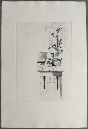 Herman Berserik - proef 2e staat - gesigneerde ets kopen? Bied vanaf 79!