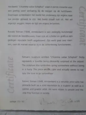 Ronald Tolman - L`homme valise Schiphol. kopen? Bied vanaf 349!