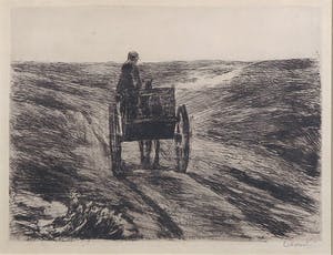 Max Liebermann - Ets, Karre in den Dünen kopen? Bied vanaf 100!