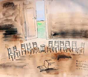 Pieter Holstein - Blijft een stoel ? verkocht voor € 50!