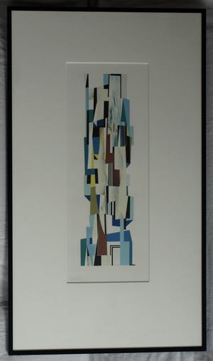 Nico van Stralen - Ingelijste zeefdruk , Magic Tower – nr. 13 van 65 kopen? Bied vanaf 1!