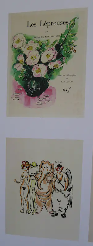 Kees van Dongen - 'Les Fals' , 'de dwazen' ,lithografie uit : 'Les Lépreuses' kopen? Bied vanaf 250!