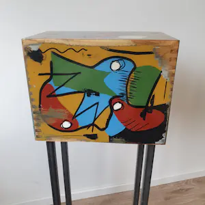 Christian van Hedel - Art Block S blauw epoxy kopen? Bied vanaf 25!