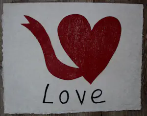 Klaas Gubbels - Grote houtsnede: "Love" - 2010 kopen? Bied vanaf 499!
