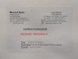 Monick Bres - gesigneerde gemengde techniek kopen? Bied vanaf 99!