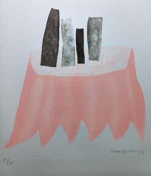 Klaas Gubbels - gesigneerde kleuren litho verkocht voor € 275!