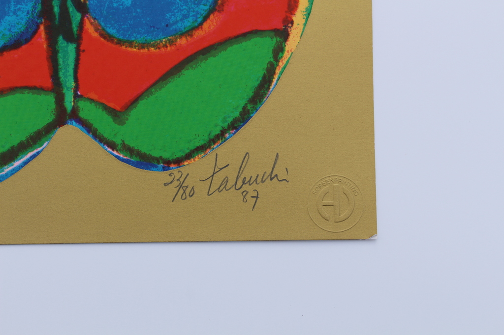 Yasse Tabuchi - (1921-2009)-handgesigneerd litho-oplage80-1987 kopen? Bied vanaf 1!