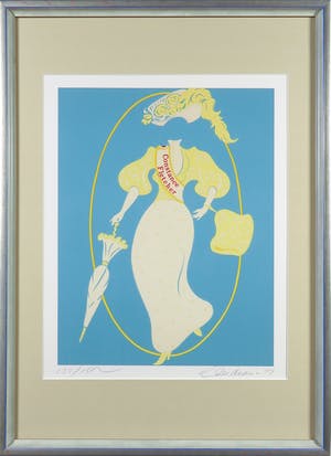 Robert Indiana - Litho, Constance Fletcher uit Mother of us All - Ingelijst kopen? Bied vanaf 1!
