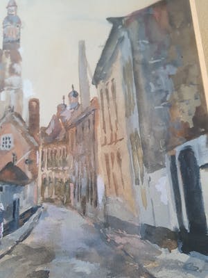 Niet of onleesbaar gesigneerd - Straat in Lier (bij Antwerpen) kopen? Bied vanaf 1!