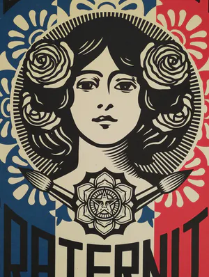 AcheterShepard Fairey - Liberte, egalite, fraternite? Enchérissez de 1!