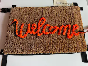 Banksy - Welcome mat kopen? Bied vanaf 1450!