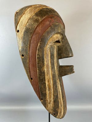 Songye - 210862 - Tribal used African Songye Kifwebe mask - Congo. kopen? Bied vanaf 45!
