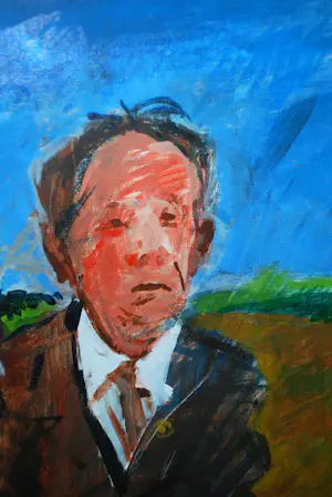 Leen Kriens - De trein van 5.27 - groot schilderij: olieverf op doek 1978 kopen? Bied vanaf 250!