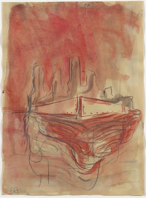 Frank van den Broeck - Pastelkrijt, Zonder titel - Ingelijst kopen? Bied vanaf 150!