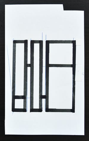 Siep van den Berg - CONSTRUCTIVISTISCHE Compositie/ COLUMBES # 1990, mint kopen? Bied vanaf 49!