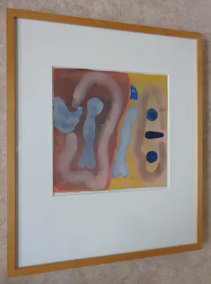 Jeroen Olthof - TEGENGESTELDE SPANNINGEN / ORIGINEEL WERK / 63x53cm / KADER / SIG / 1990 kopen? Bied vanaf 40!