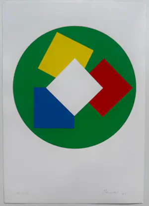 Bob Bonies - handgesigneerde zeefdruk | 'zonder titel' | 1995 kopen? Bied vanaf 20!