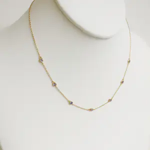 Tanzaniet ketting kopen? Bied vanaf 500!