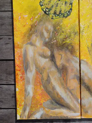 Niet of onleesbaar gesigneerd - 3 luik. kopen? Bied vanaf 1!