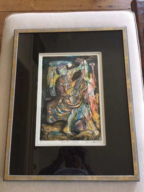 Niet of onleesbaar gesigneerd - Guiter Girl kopen? Bied vanaf 1!