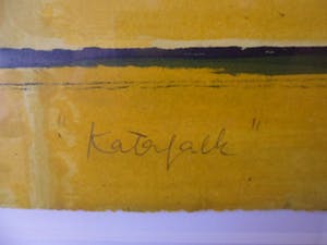 Toon Teeken - Litho, titel,"Katafalk". kopen? Bied vanaf 10!