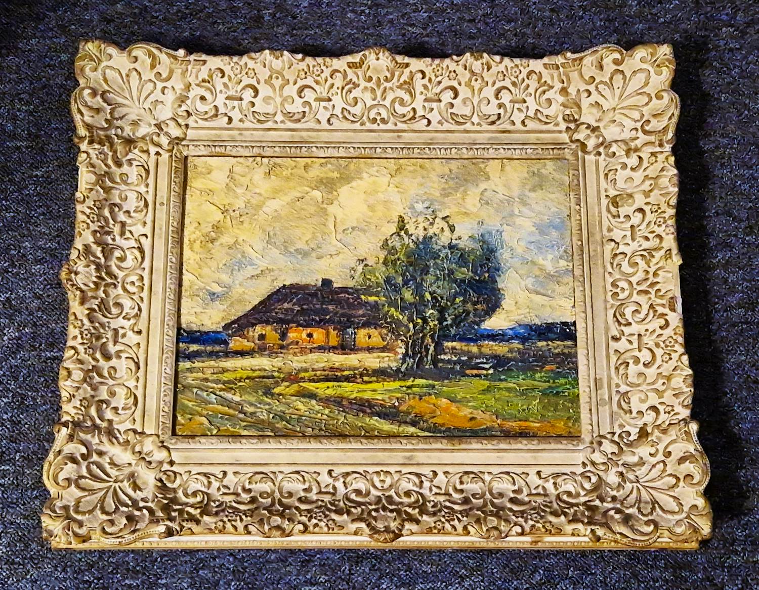 Peter van den Braken - Omstreeks 1950 -expressionistisch olieverf- Brabants landschap - gesigneerd kopen? Bied vanaf 260!