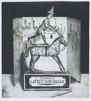 Herman Berserik - Ets, Crandall's Lively Horseman kopen? Bied vanaf 100!